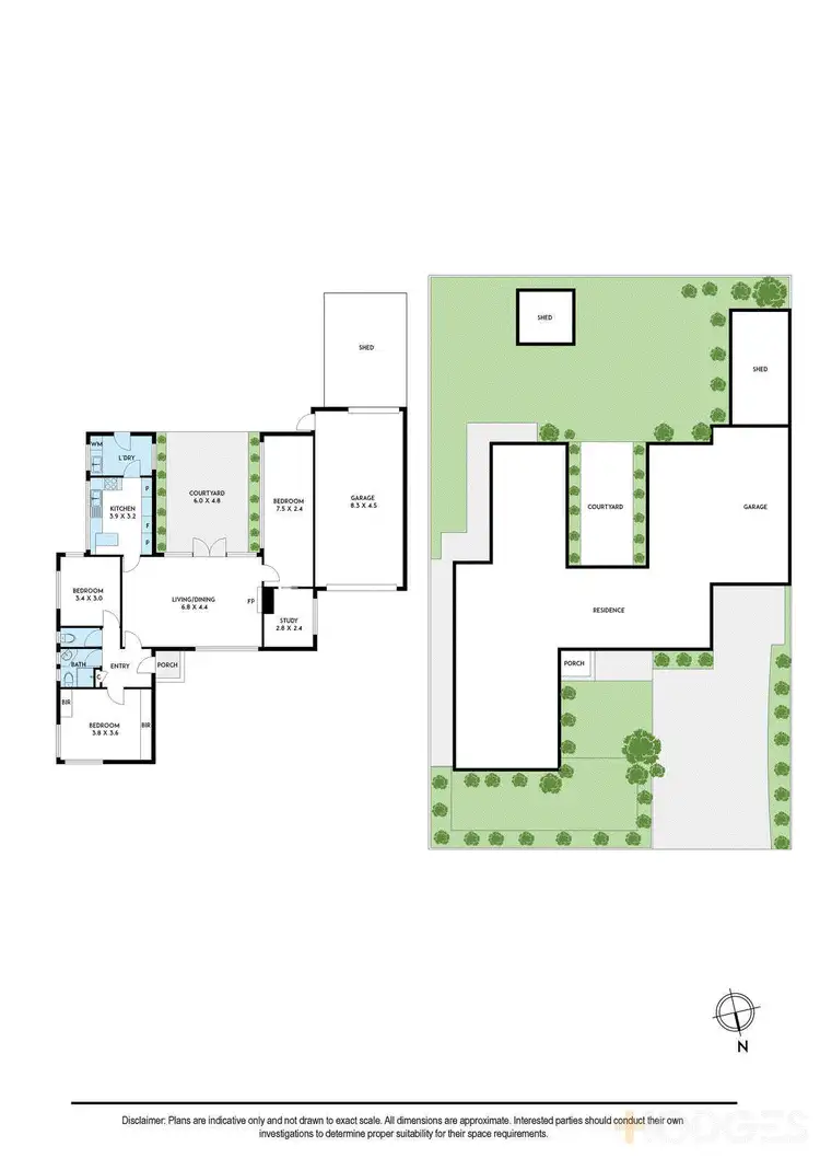 Floorplan of Homely house listing, 8 Riddle Street, Bentleigh VIC 3204
