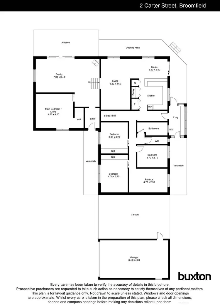 Floorplan of Homely house listing, 2 Carter Street, Broomfield VIC 3364