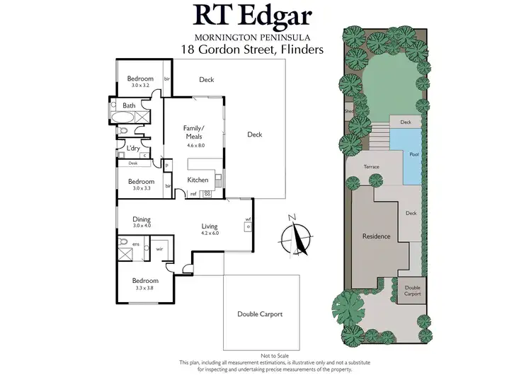 Floorplan of Homely house listing, 18 Gordon Street, Flinders VIC 3929