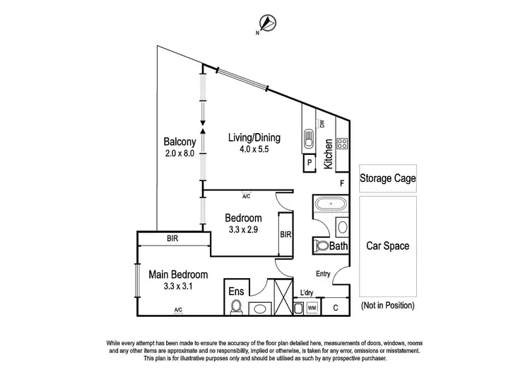 Floorplan of Homely apartment listing, 101/979 Heidelberg Road, Ivanhoe VIC 3079