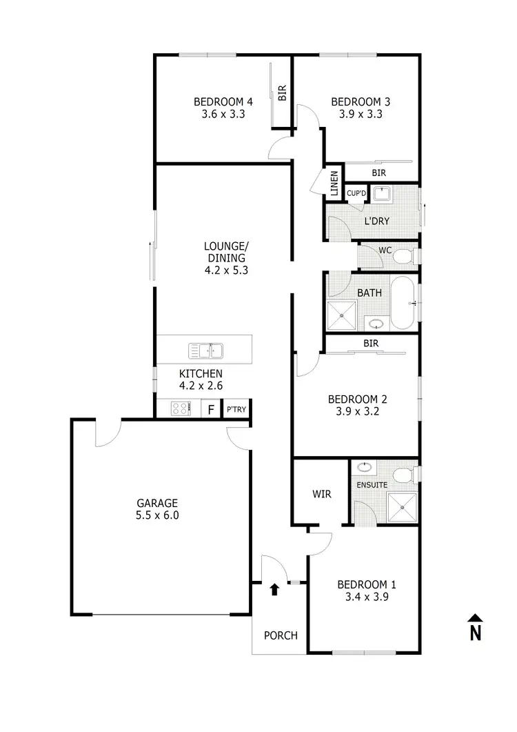 Floorplan of Homely house listing, 20 Dahlia Road, Wallan VIC 3756