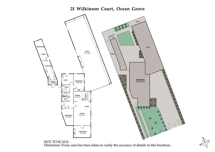 Floorplan of Homely house listing, 21 Wilkinson Court, Ocean Grove VIC 3226