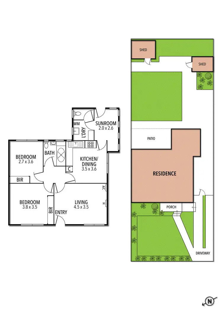 Floorplan of Homely house listing, 62 Elizabeth Street, Coburg North VIC 3058