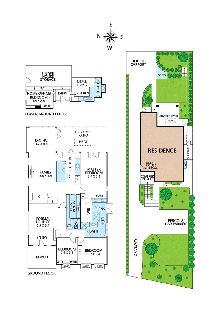 Floorplan of Homely house listing, 16 Leonard Crescent, Eltham VIC 3095