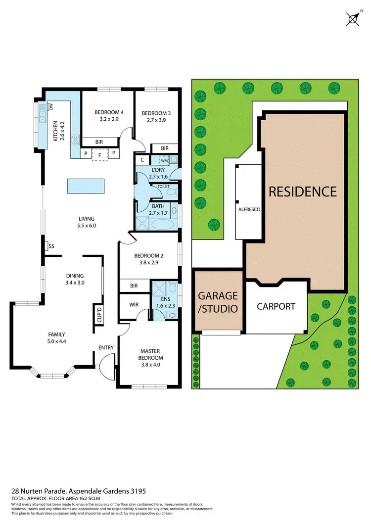 Floorplan of Homely house listing, 28 Nurten Parade, Aspendale Gardens VIC 3195