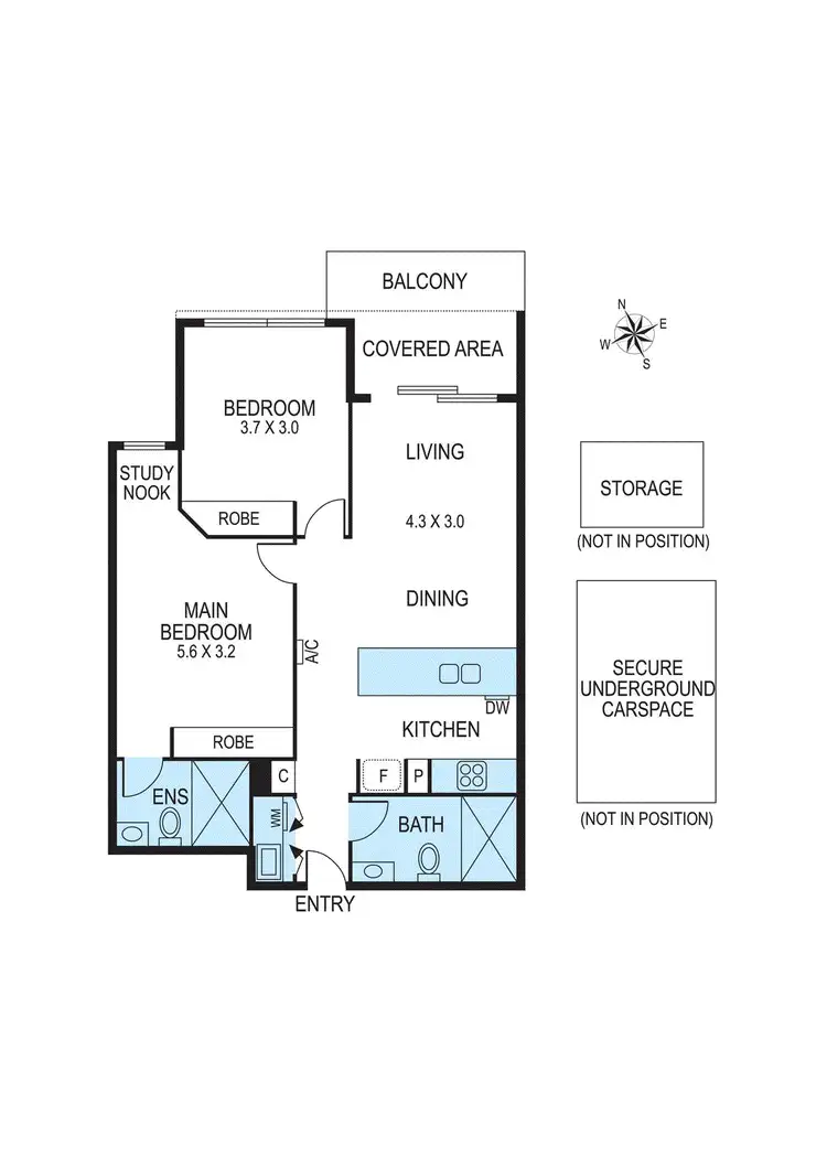 Floorplan of Homely apartment listing, 107/39 Nicholson Street, Bentleigh VIC 3204