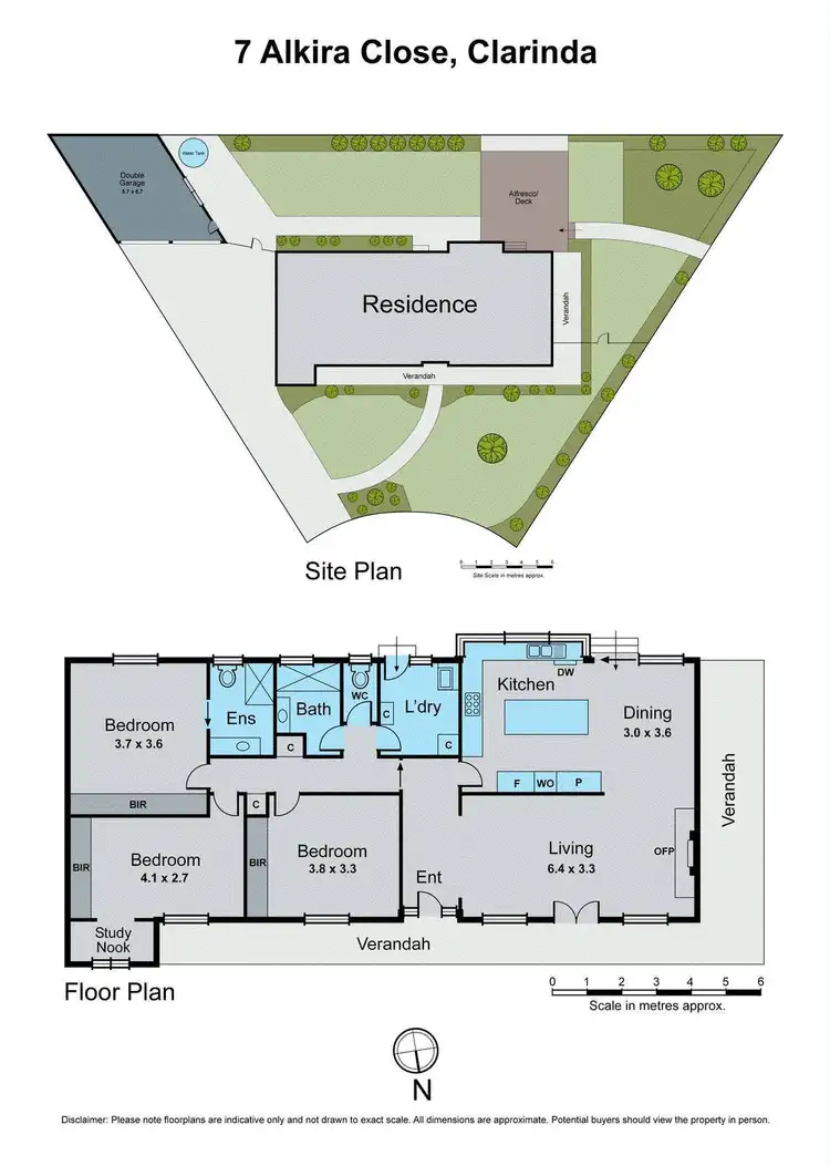 Floorplan of Homely house listing, 7 Alkira Close, Clarinda VIC 3169