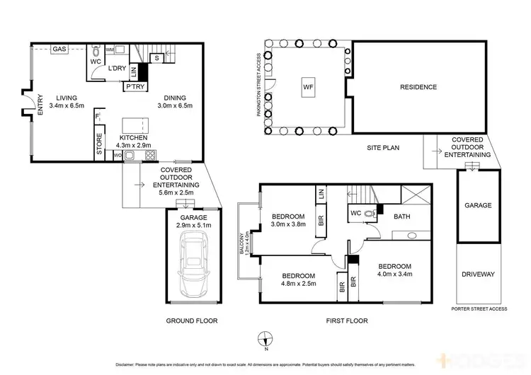 Floorplan of Homely townhouse listing, 2/237 Pakington Street, Geelong West VIC 3218