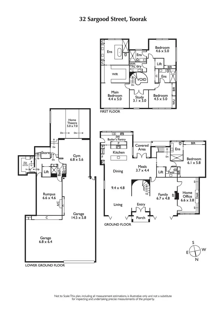 Floorplan of Homely house listing, 32 Sargood Street, Toorak VIC 3142