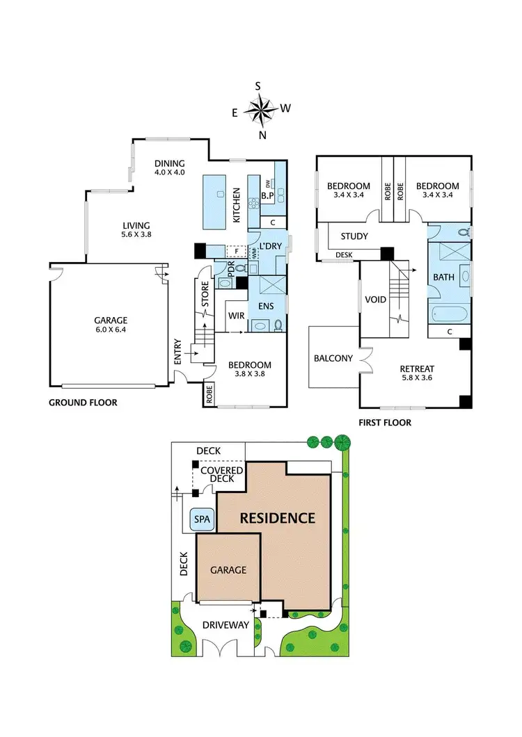 Floorplan of Homely house listing, 34 Arthur Street, Eltham VIC 3095