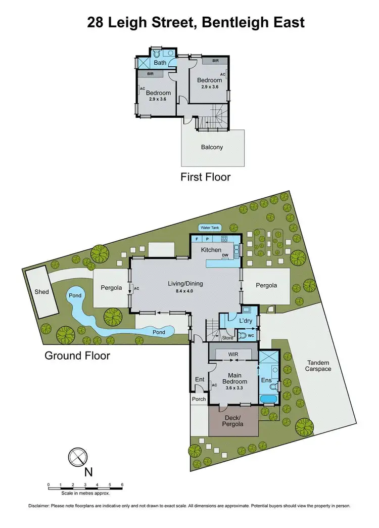 Floorplan of Homely townhouse listing, 28 Leigh Street, Bentleigh East VIC 3165
