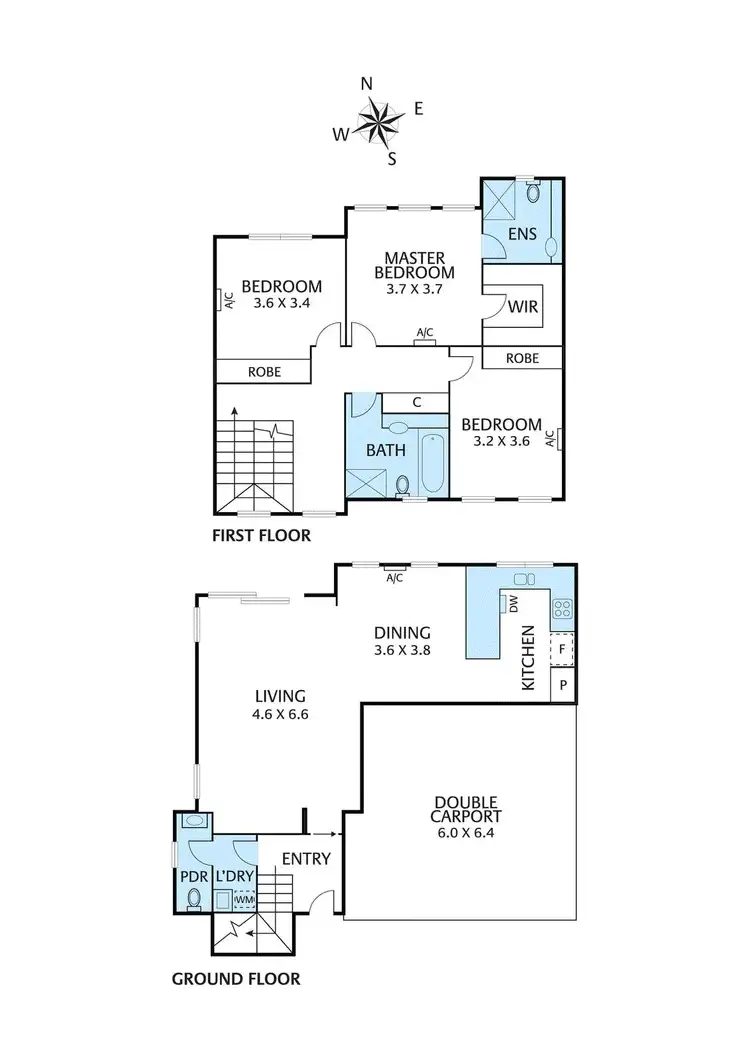 Floorplan of Homely townhouse listing, 5/91 Bridge Street, Eltham VIC 3095