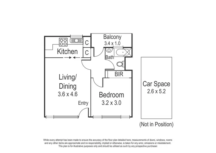 Floorplan of Homely apartment listing, 10/289 Upper Heidelberg Road, Ivanhoe VIC 3079
