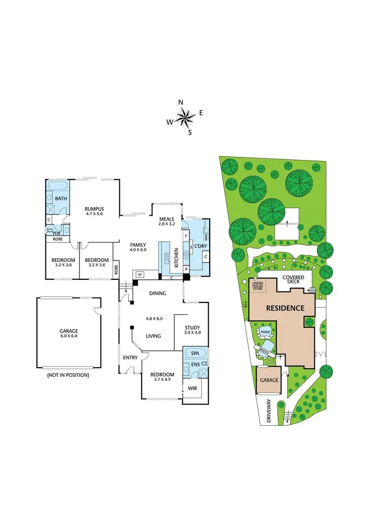 Floorplan of Homely house listing, 36 Ridgeview Street, Eltham VIC 3095