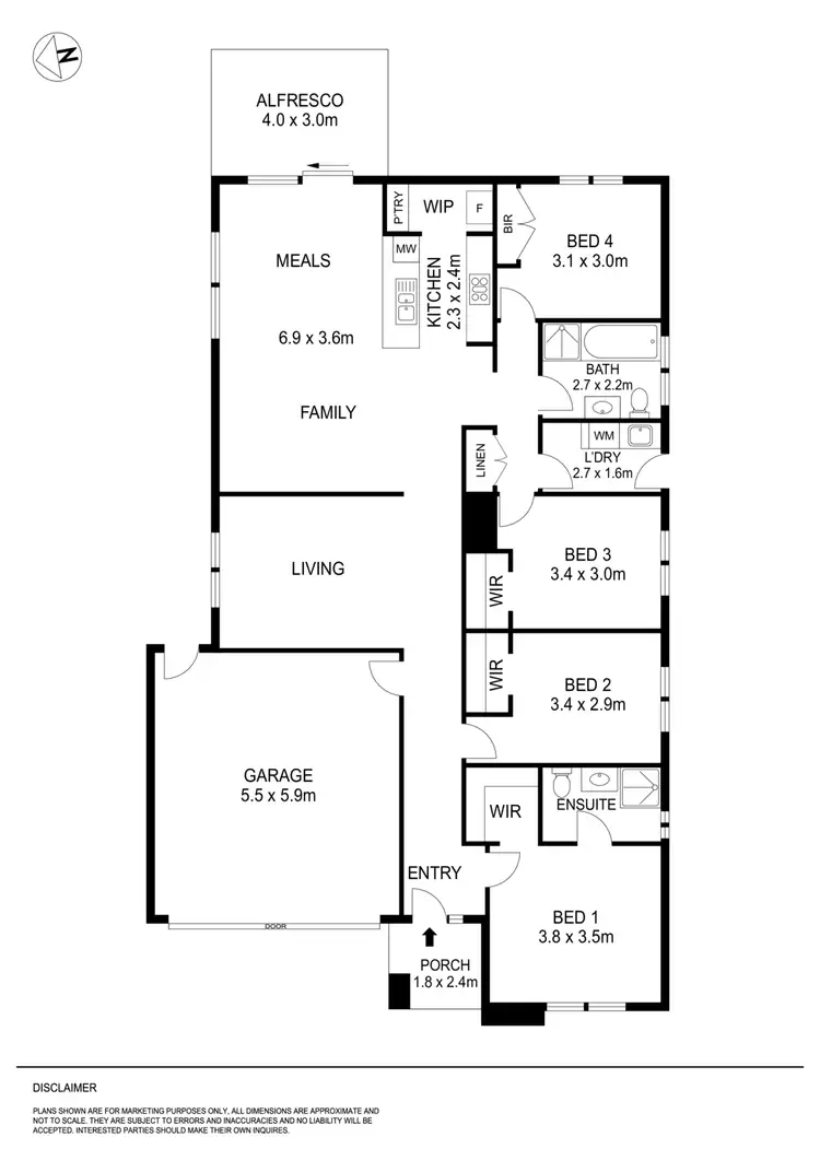Floorplan of Homely house listing, 40 Royal York Road, Winter Valley VIC 3358