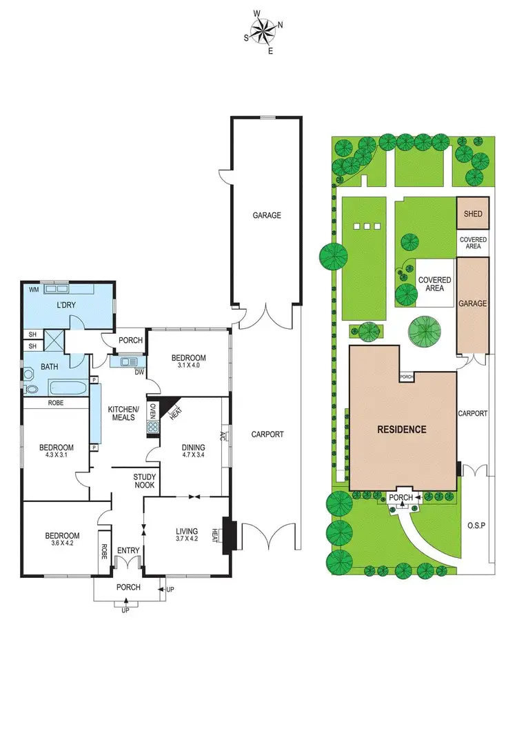 Floorplan of Homely house listing, 9 Clapperton Street, Bentleigh VIC 3204