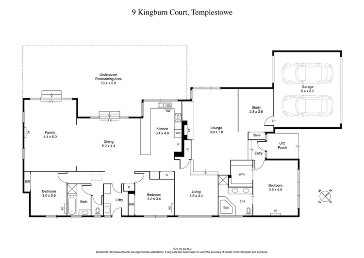 Floorplan of Homely house listing, 9 Kingburn Court, Templestowe VIC 3106