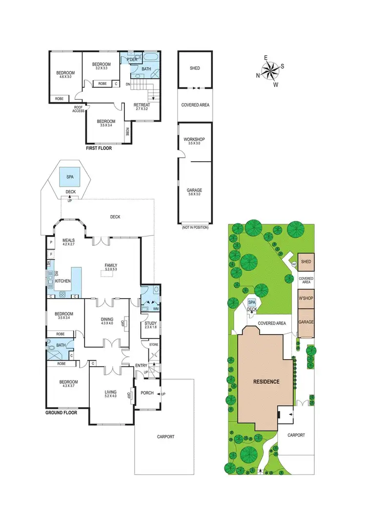 Floorplan of Homely house listing, 6 Station Avenue, Mckinnon VIC 3204