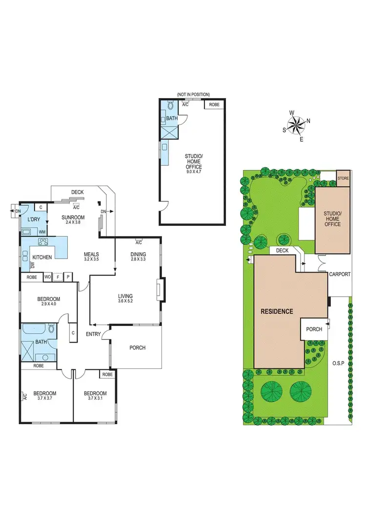 Floorplan of Homely house listing, 13 Edith Court, Bentleigh East VIC 3165