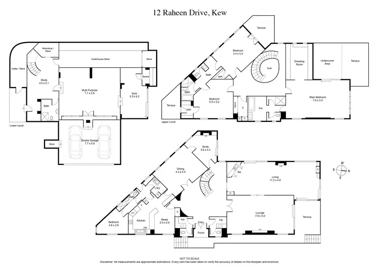 Floorplan of Homely house listing, 12 Raheen Drive, Kew VIC 3101