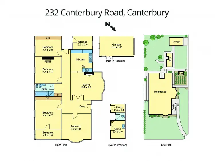 Floorplan of Homely house listing, 232 Canterbury Road, Canterbury VIC 3126