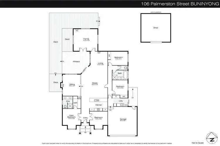 Floorplan of Homely house listing, 106 Palmerston Street, Buninyong VIC 3357