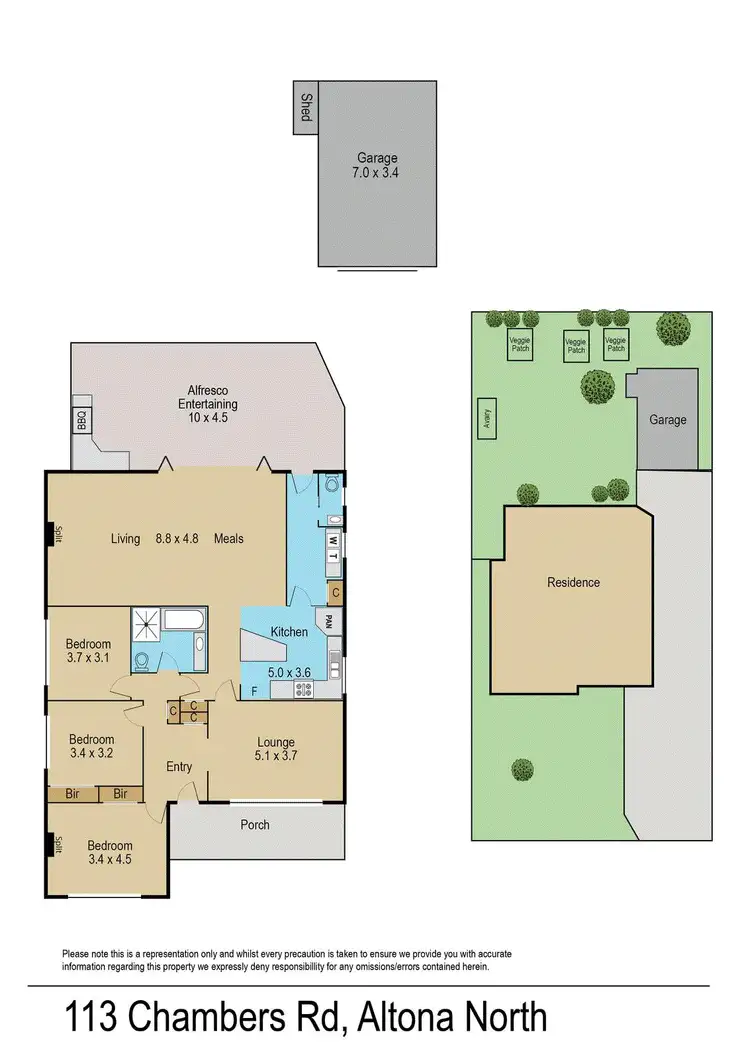 Floorplan of Homely house listing, 113 Chambers Road, Altona North VIC 3025