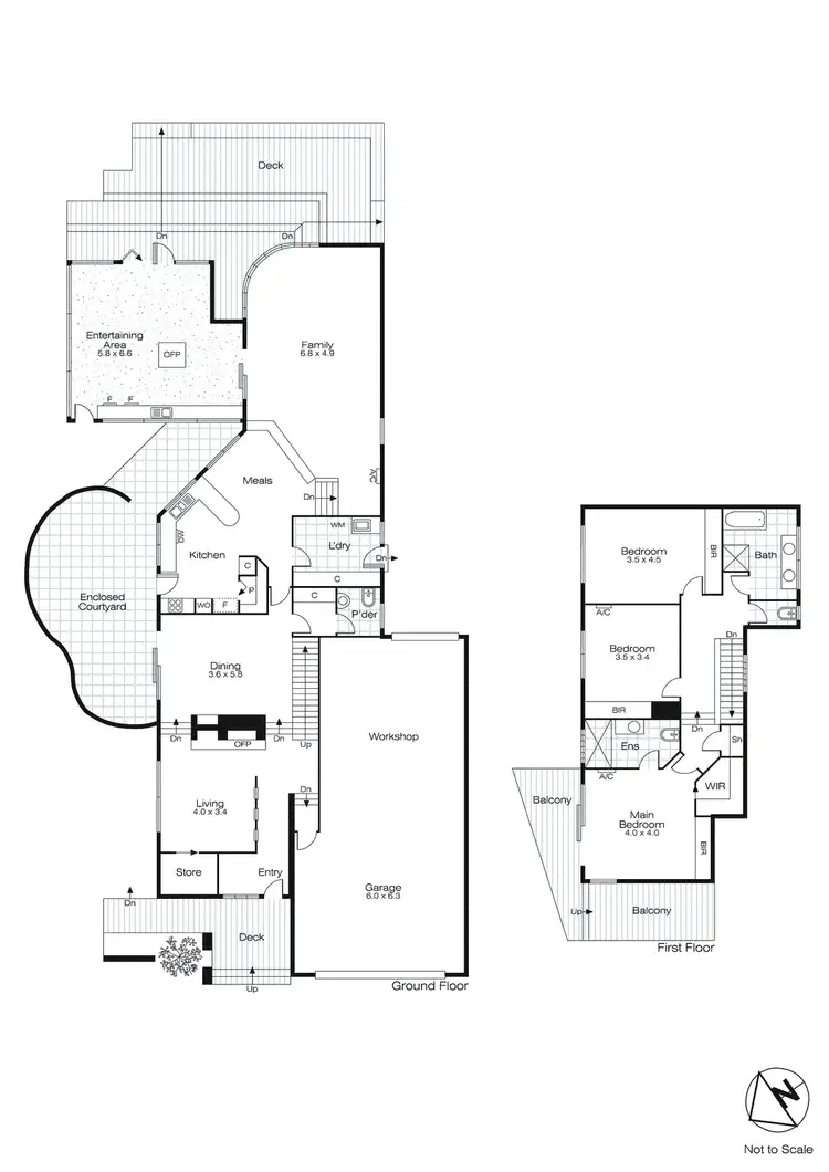 Floorplan of Homely house listing, 14 Loren Close, Ballarat North VIC 3350