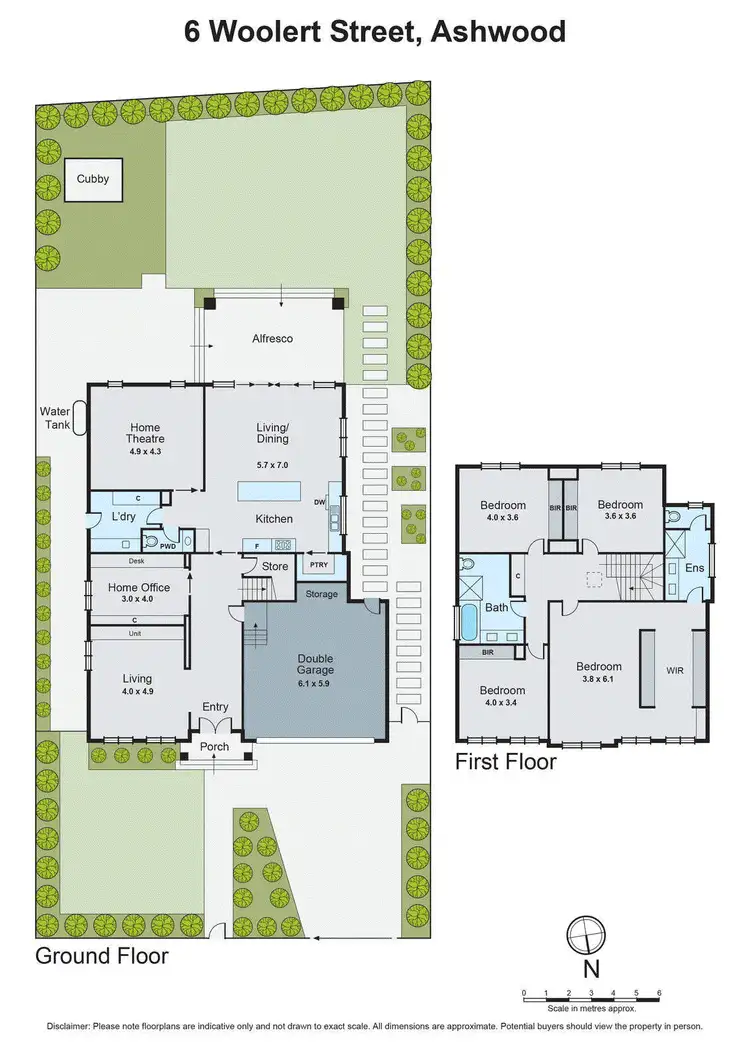 Floorplan of Homely house listing, 6 Woolert Street, Ashwood VIC 3147