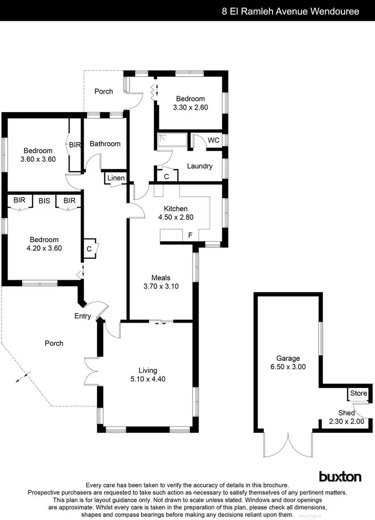 Floorplan of Homely house listing, 8 El Ramleh Avenue, Wendouree VIC 3355