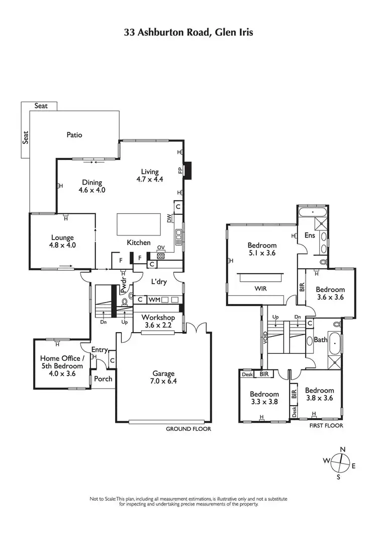 Floorplan of Homely house listing, 33 Ashburton Road, Glen Iris VIC 3146