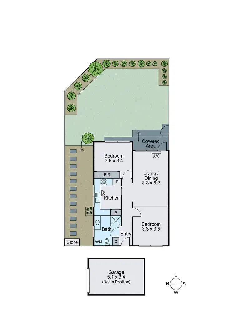 Floorplan of Homely apartment listing, 1/17 Belmont Avenue, Glen Iris VIC 3146