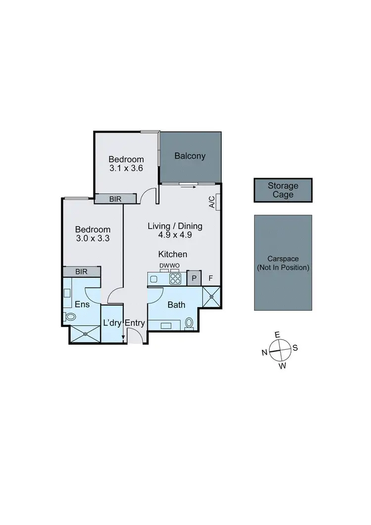Floorplan of Homely apartment listing, 207/139 Burwood Highway, Burwood VIC 3125