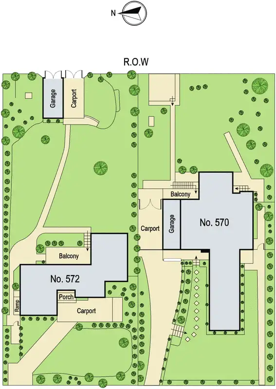 Floorplan of Homely house listing, 570-572 Upper Heidelberg Road, Heidelberg VIC 3084