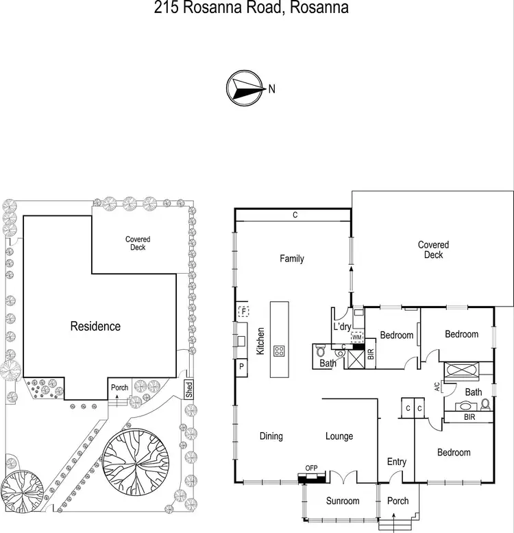 Floorplan of Homely house listing, 215 Rosanna Road, Rosanna VIC 3084