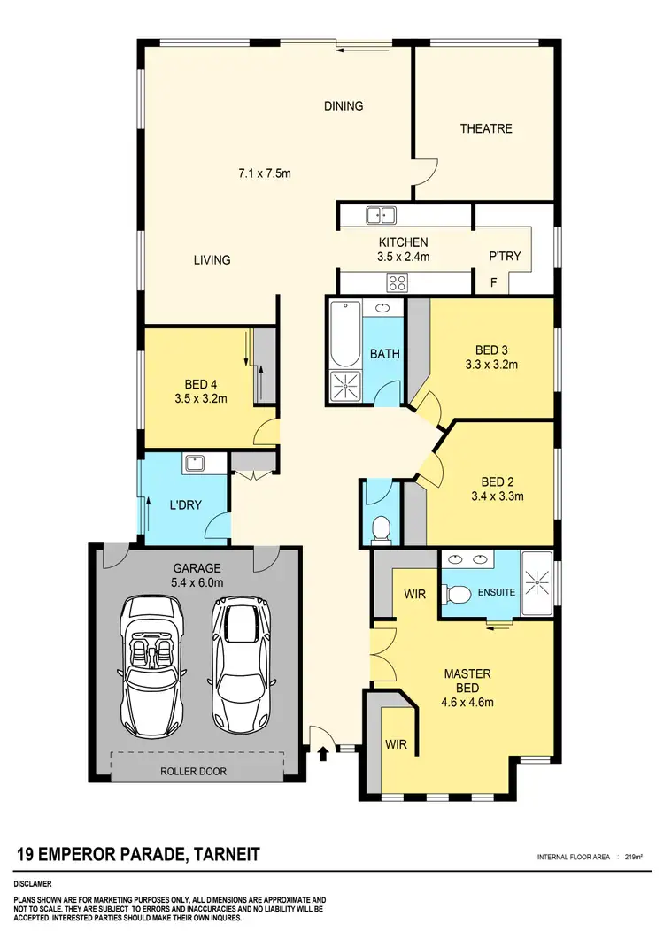 Floorplan of Homely house listing, 19 Emperor Parade, Tarneit VIC 3029