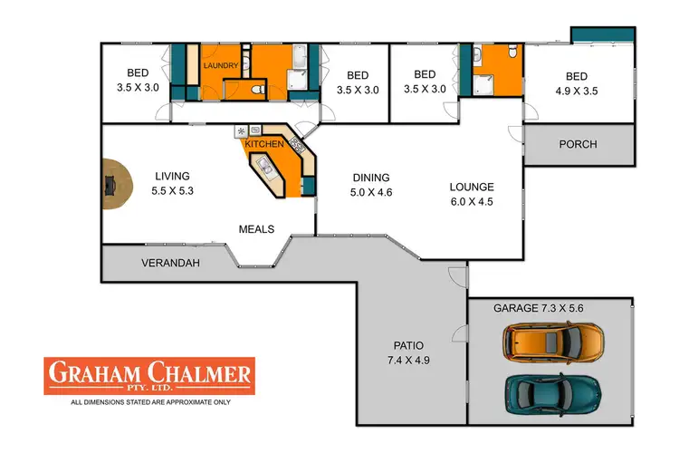 Floorplan of Homely house listing, 3 Stafford Drive, Sale VIC 3850