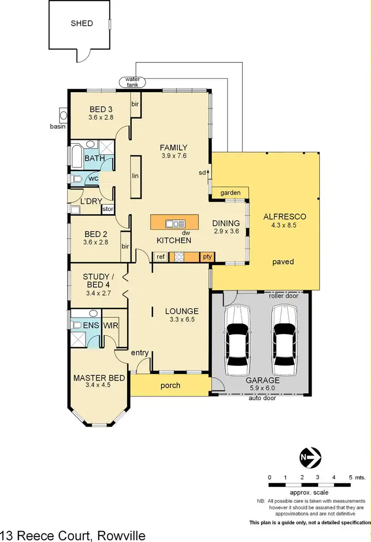 Floorplan of Homely house listing, 13 Reece Court, Rowville VIC 3178