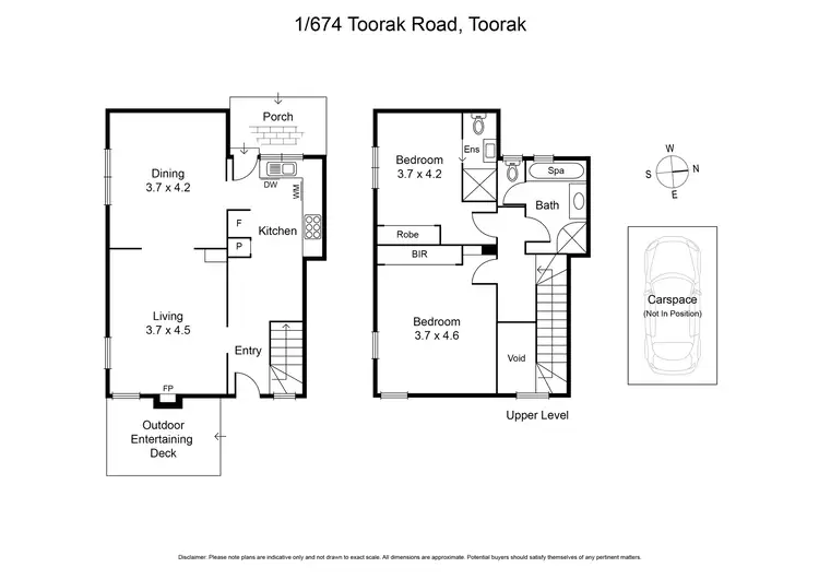 Floorplan of Homely apartment listing, 1/674 Toorak Road, Toorak VIC 3142