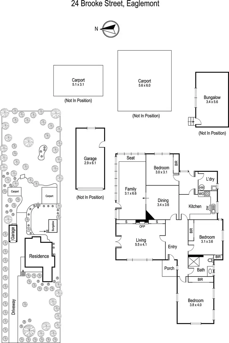 Floorplan of Homely house listing, 24 Brooke Street, Eaglemont VIC 3084
