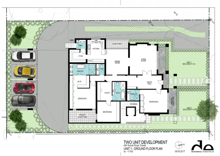 Floorplan of Homely apartment listing, 1&2/494 Toorak Road, Toorak VIC 3142
