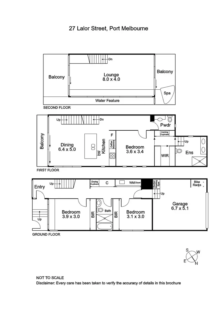Floorplan of Homely house listing, 27 Lalor Street, Port Melbourne VIC 3207