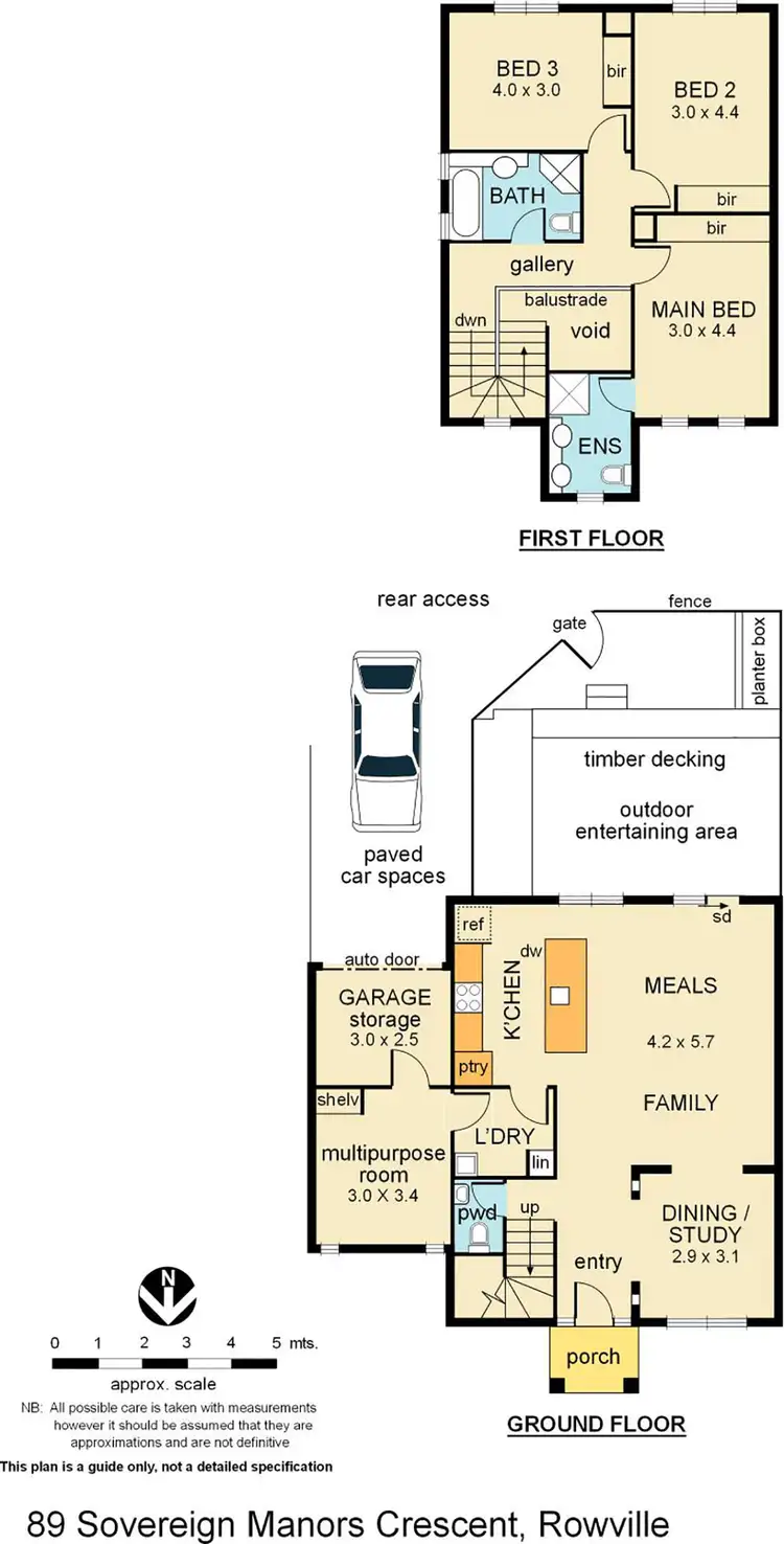 Floorplan of Homely townhouse listing, 89 Sovereign Manors Crescent, Rowville VIC 3178
