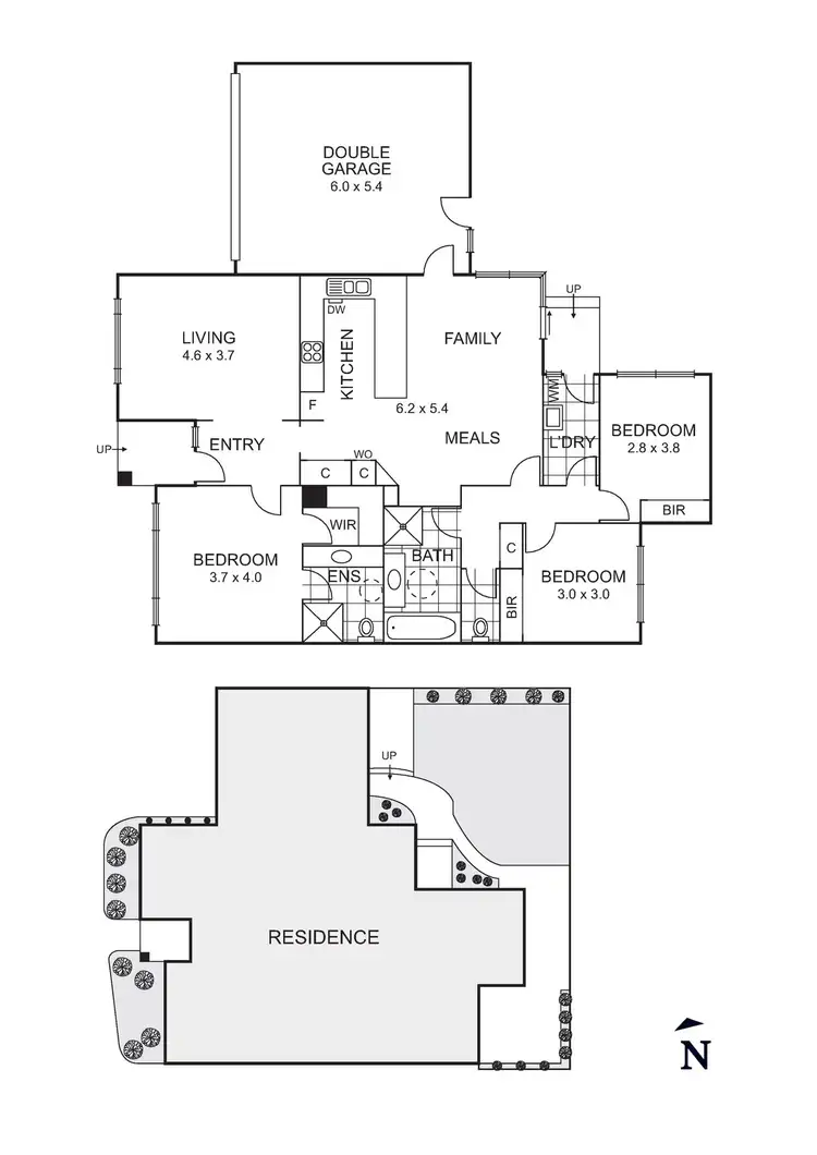 Floorplan of Homely unit listing, 2/16 Rotherwood Avenue, Mitcham VIC 3132