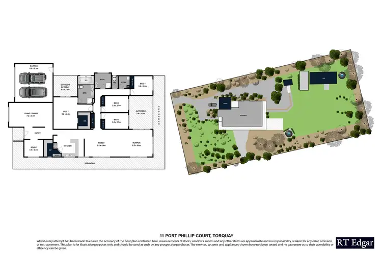 Floorplan of Homely house listing, 11 Port Phillip Court, Torquay VIC 3228