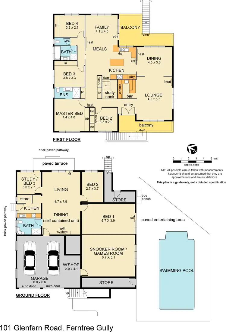 Floorplan of Homely house listing, 101 Glenfern Road, Ferntree Gully VIC 3156
