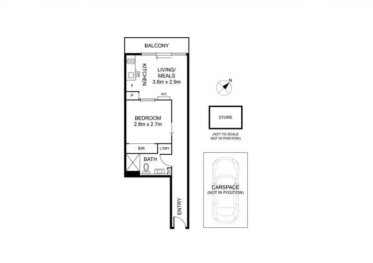 Floorplan of Homely apartment listing, 223/20 Camberwell Road, Hawthorn East VIC 3123