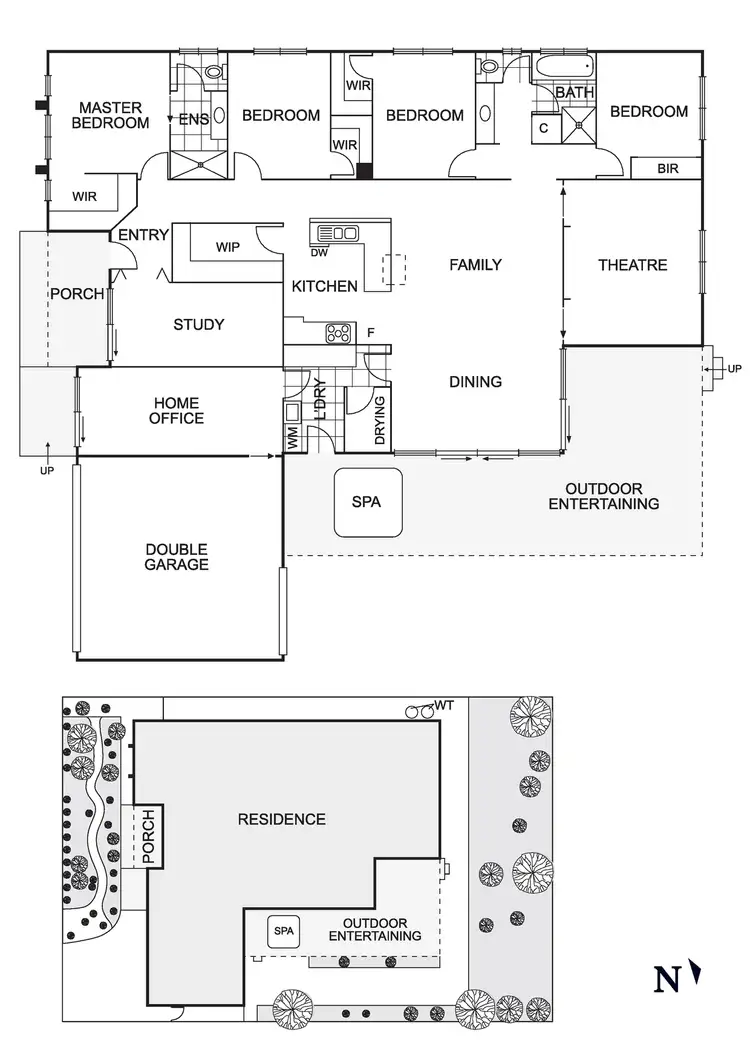 Floorplan of Homely house listing, 4 Tarwin Drive, Mernda VIC 3754