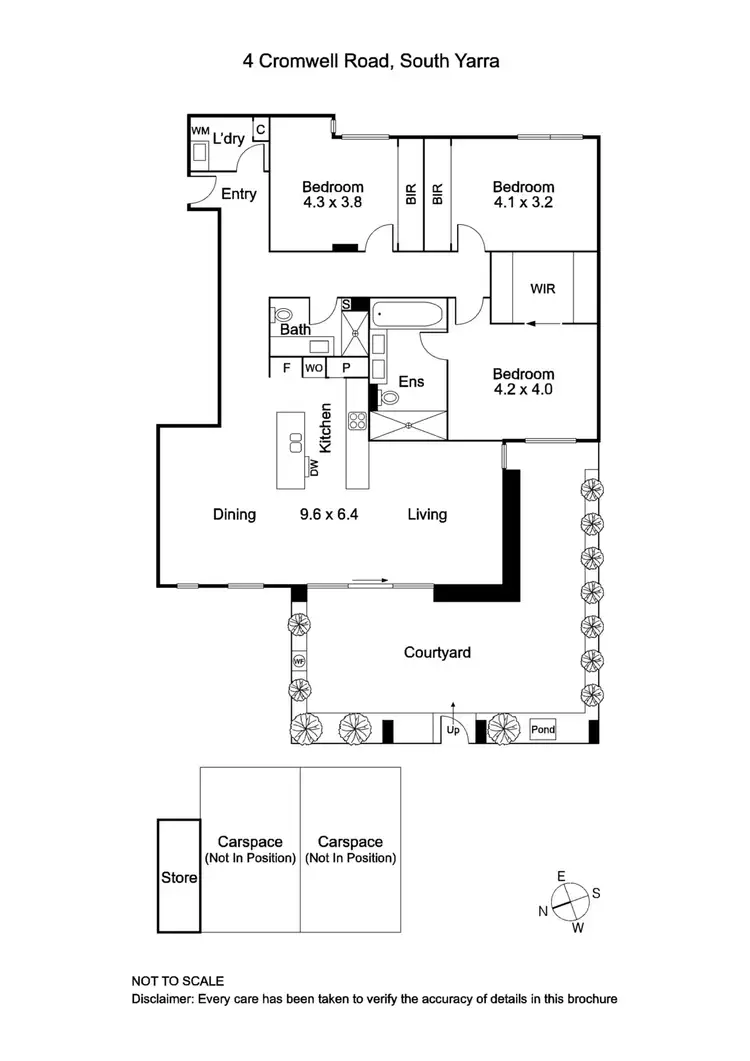 Floorplan of Homely apartment listing, 8/4 Cromwell Road, South Yarra VIC 3141