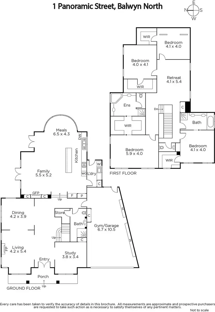 Floorplan of Homely house listing, 1 Panoramic Road, Balwyn North VIC 3104